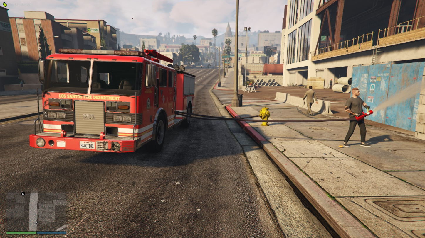 真实的消防脚本与消防水管-GTA 优质网